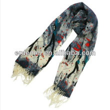 Новый принтский зимний флисовой шарф